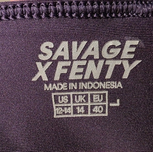Savage X Fenty Bra By Rihanna- Unlined, Razorback- Size L - Picture 2 of 4